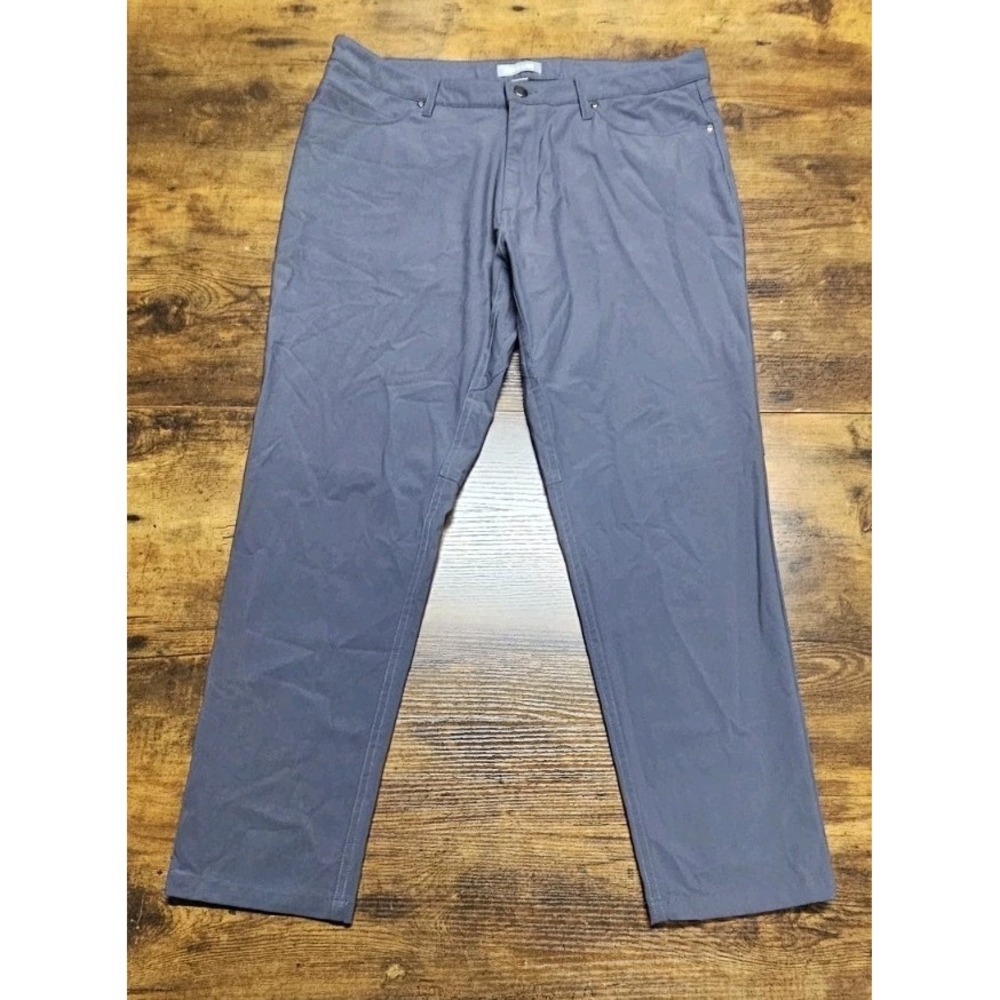 Ash & Erie Men's Hybrid XYZ Pants 33x28 Navy Blue Straight Leg Golf